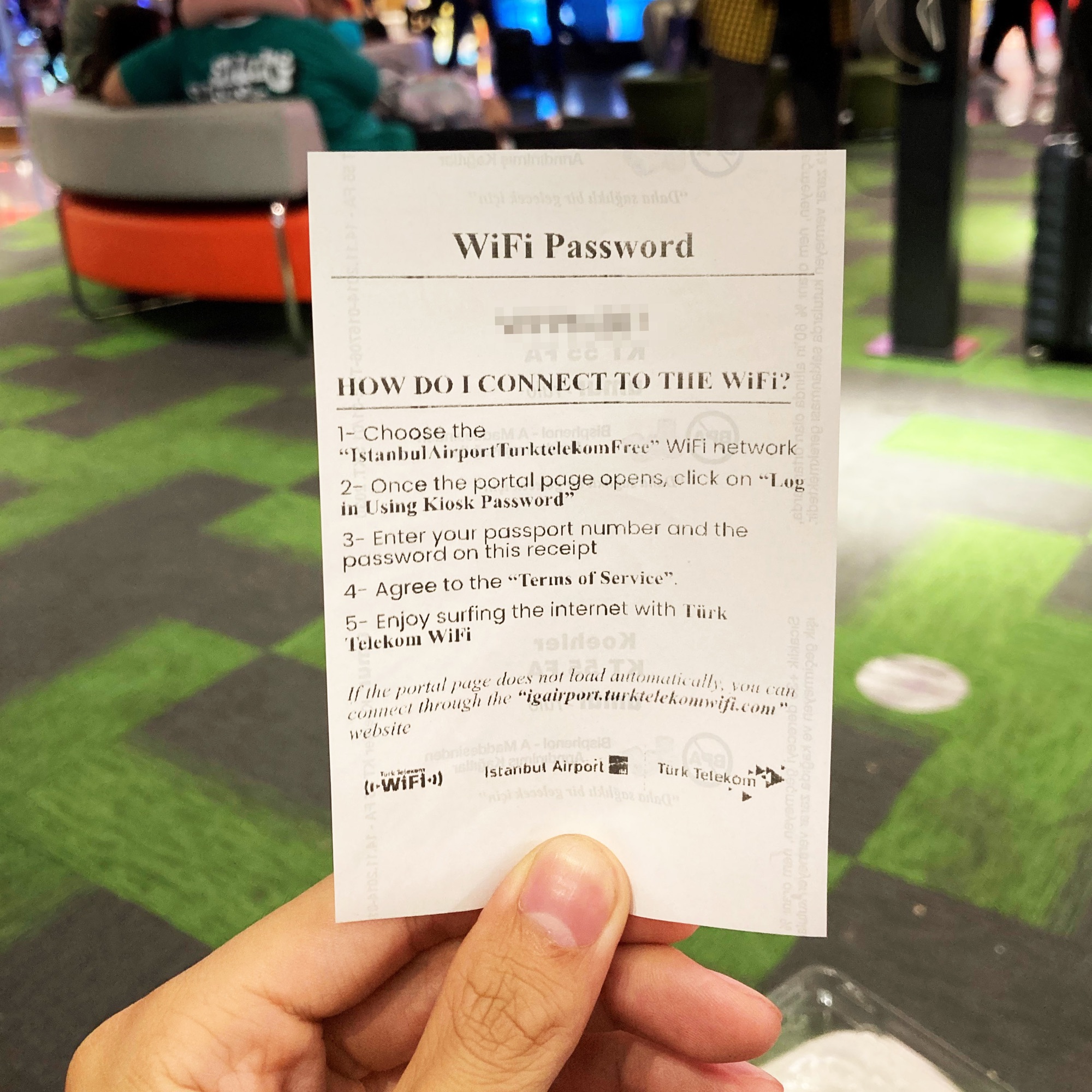 Wi-Fi 連接密碼